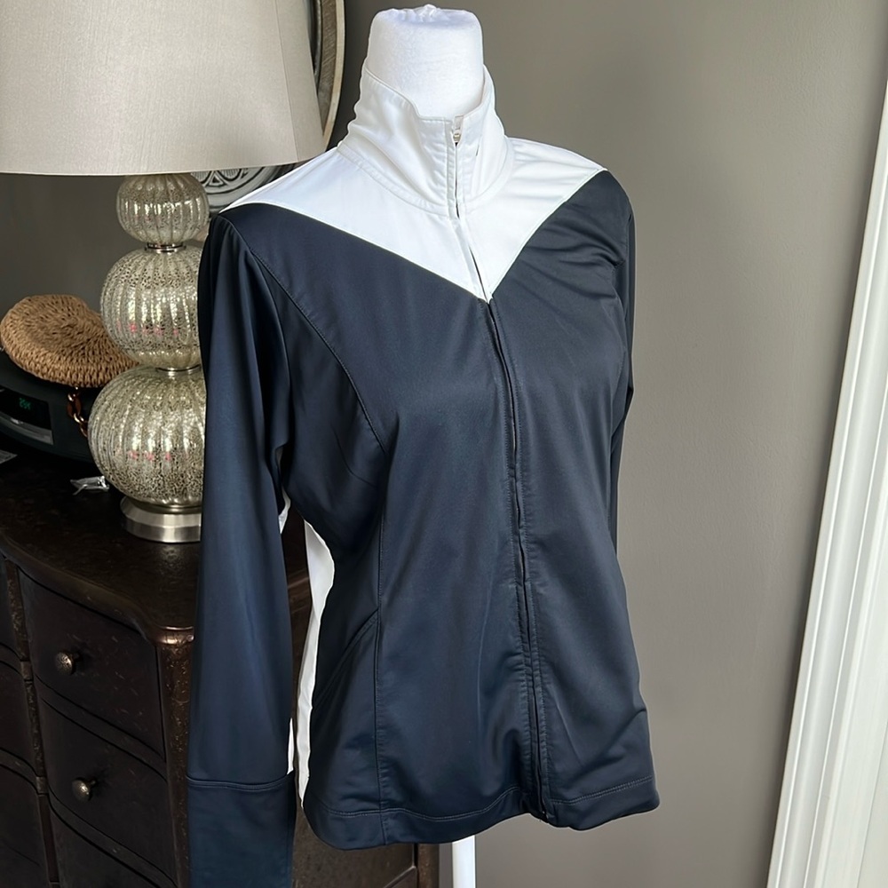 Nike golf dry fit color block full zip jacket